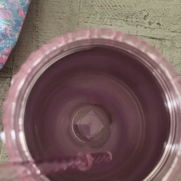 Starbucks Pink Tumbler with Textured Design - Picture 4 of 4